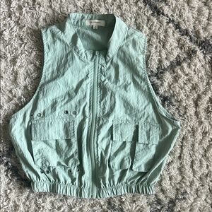 Mint Green Sleeveless Vest